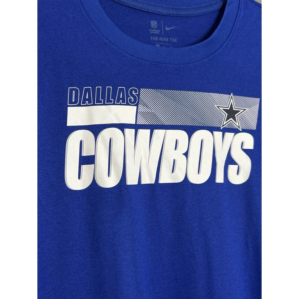 Nike Tee Dallas Cowboys Womens XL Blue Athletic Shirt Dri-Fit Football‎ NFL